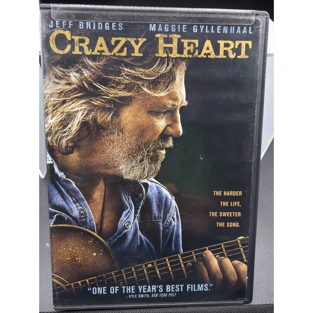 Crazy Heart DVD 2009 Drama Jeff Bridges Maggie Gyllenhaal R Rated 111 Min